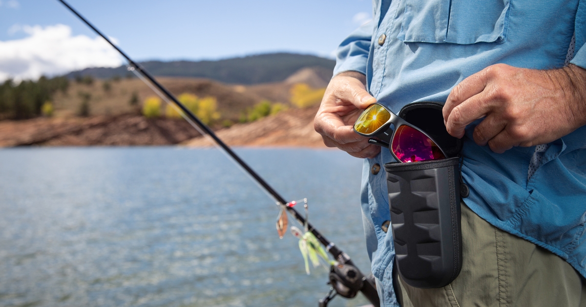 Fishing with the Clip Case Harshell Optics Case XL