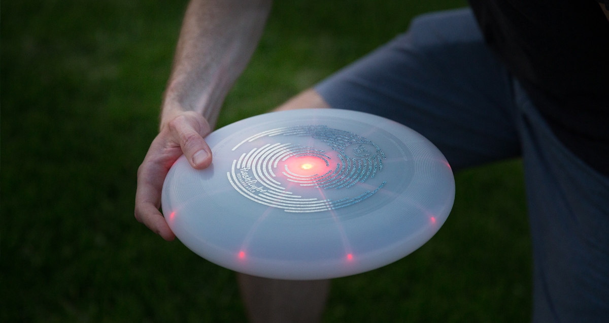 Flashflight LED Light Up Flying Disc