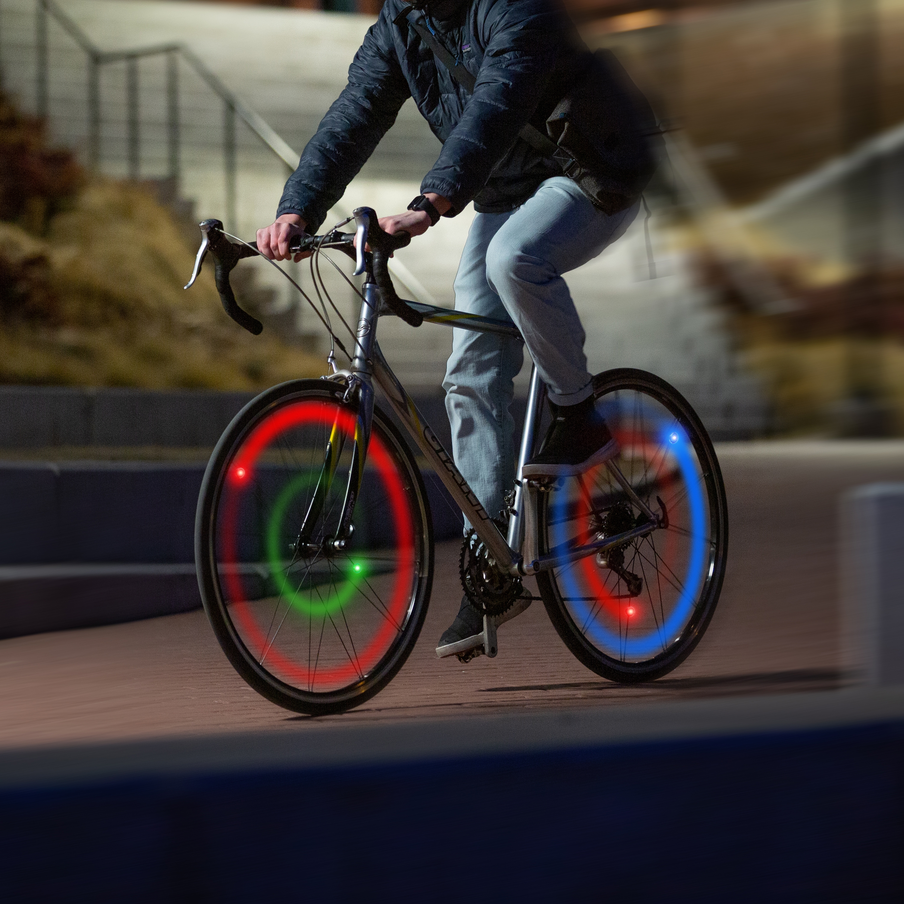 Nite Ize See'Em LED Mini Spoke Lights Green Safety Bike Indicator 2-Pack of 2 