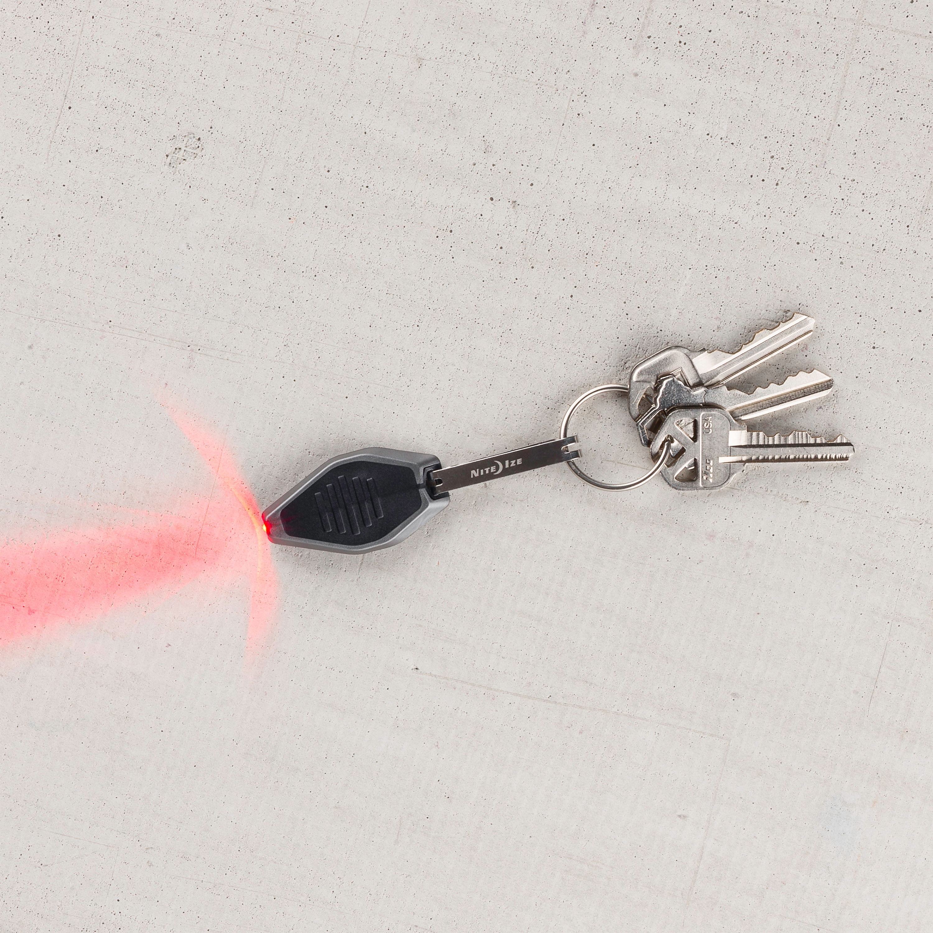 High Modes Nite Ize Radiant Microlight LED Clear Body Ideal for Key Ring Strobe 