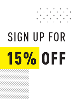 Join our email list for 15% off