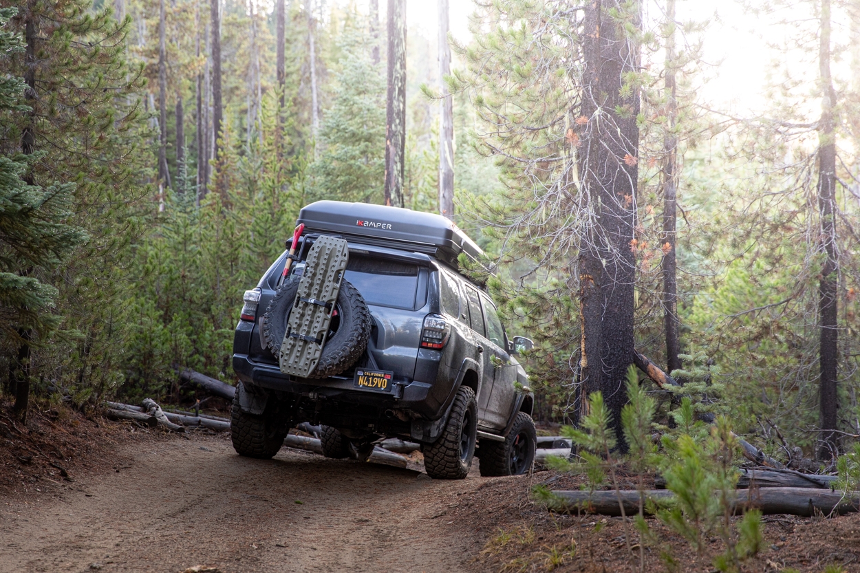 4x4 vehicle in backcountry