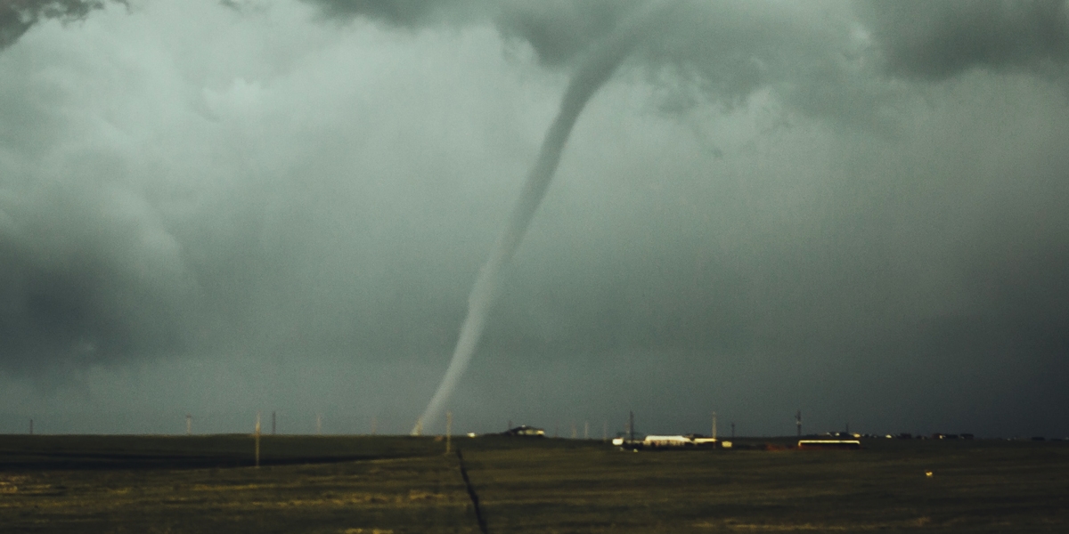 Tornado touched down over plains