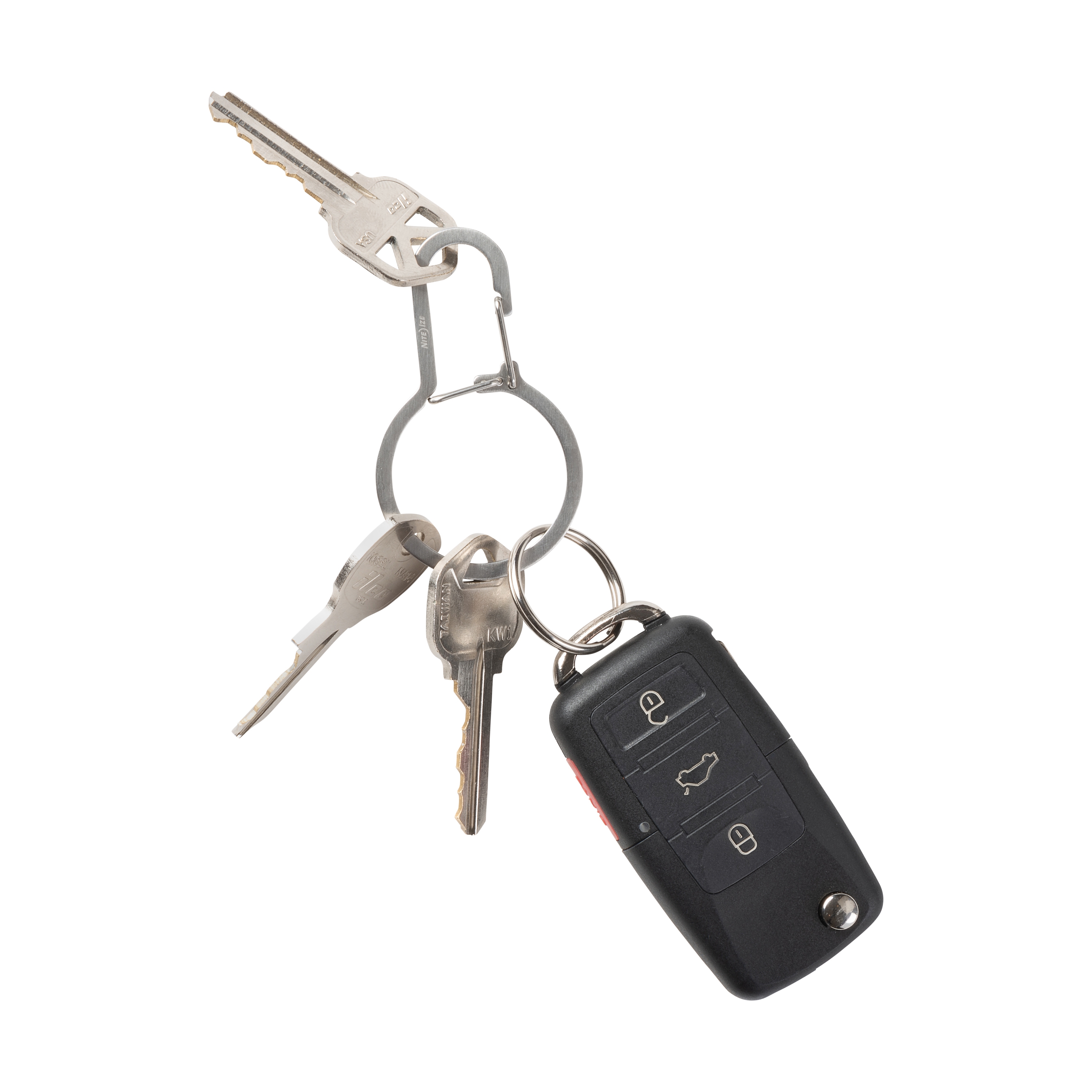 Black Stealth - Detachable Dual Key Ring Split